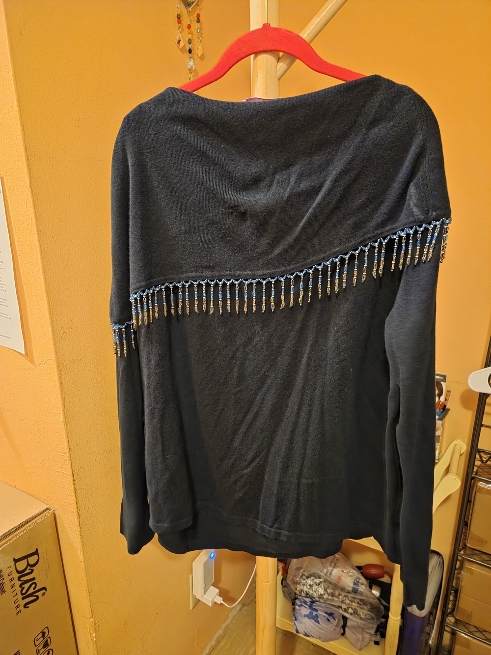 Kathy Levine By Request Beaded Sweater - Picture 2 of 4